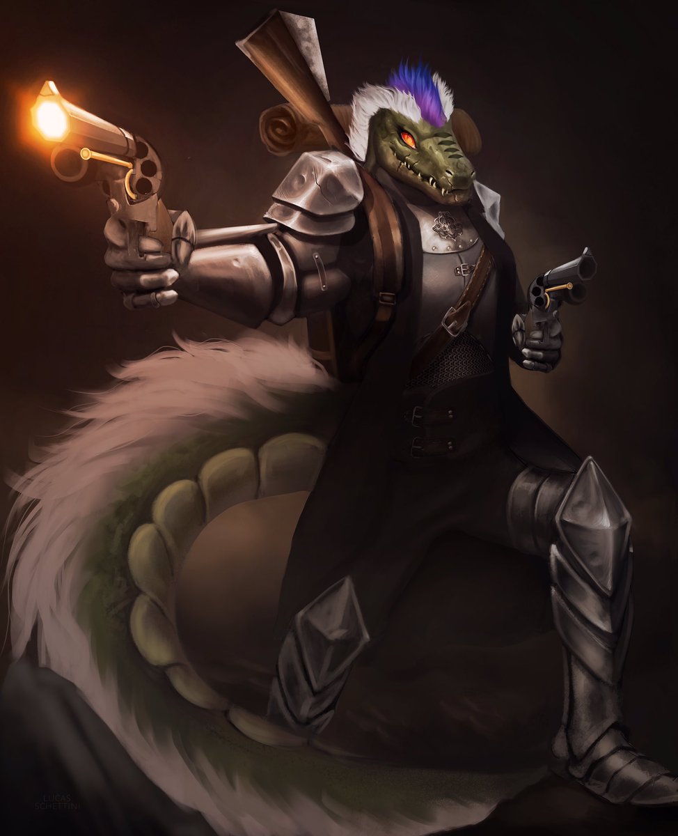 Plague_RavenIX's tweet photo. My OC’s the two illustrations Were done my Lucas Schettini and the lewd sketch was done by the wonderful Levelviolet. The plague doctor is named Maurice and the croc is named Ziona https://t.co/vhJ7oU1N8q