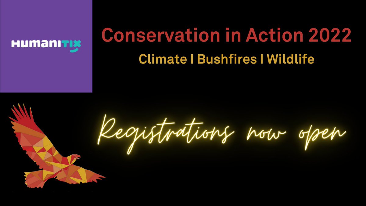 RConnections24's tweet photo. We're almost there, but the good news is that there is still time to register for #CIA2022. 3 days of presentations, workshops, fieldtrips and social events. It's the conservation event not to be missed.
Register now through @humanitix_team  

https://t.co/RmCK9hKo45 https://t.co/gh3SVxr6ah