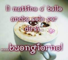 Buongiorno e buon sabato a tutti