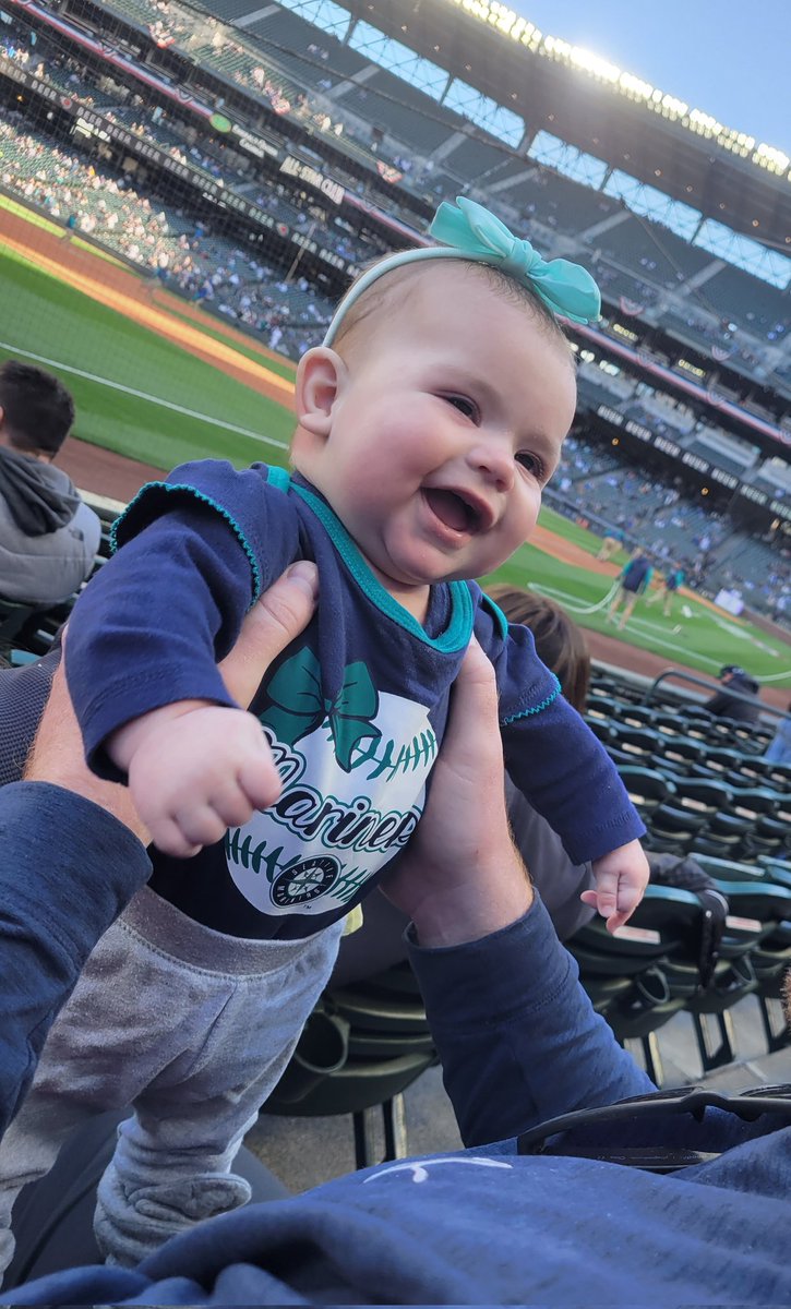 #whereiroot Baby's first Mariners game!! 💙