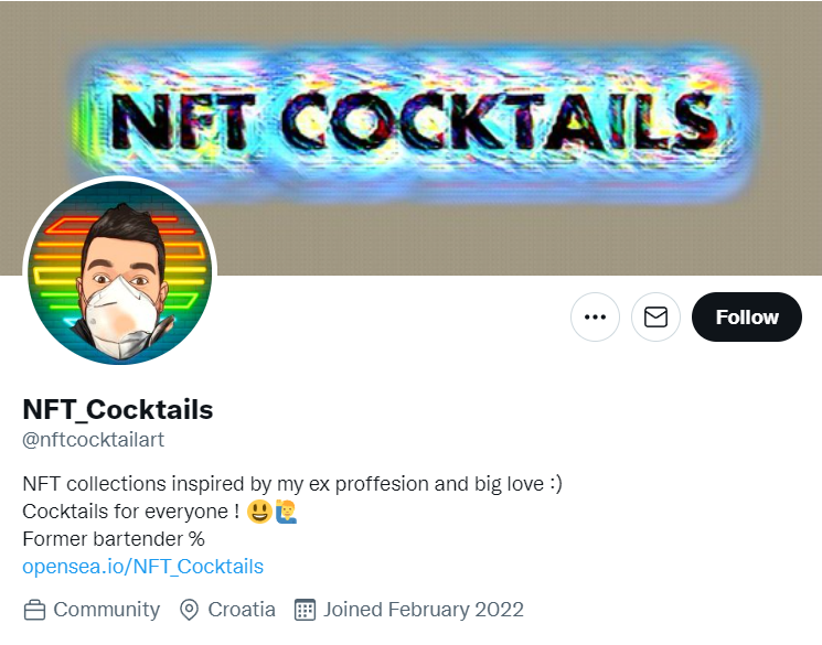 JaadooMetaverse's tweet photo. 🏆#NFTArtist of the Day 🏆 @nftcocktailart
Support and Buy@ https://t.co/rP5TUZ9ou9
More @ https://t.co/9pOkddKitl
#nfts #artist #digitaldrawing #NFTProject #nft #NFTCommmunity #cryptoart #WazirXNFT #NFTCroatia #raribleNFT #Metaverse #PolygonNFTs #OpenSeaNFT #Croatia #crypto https://t.co/6eJRUBcX40