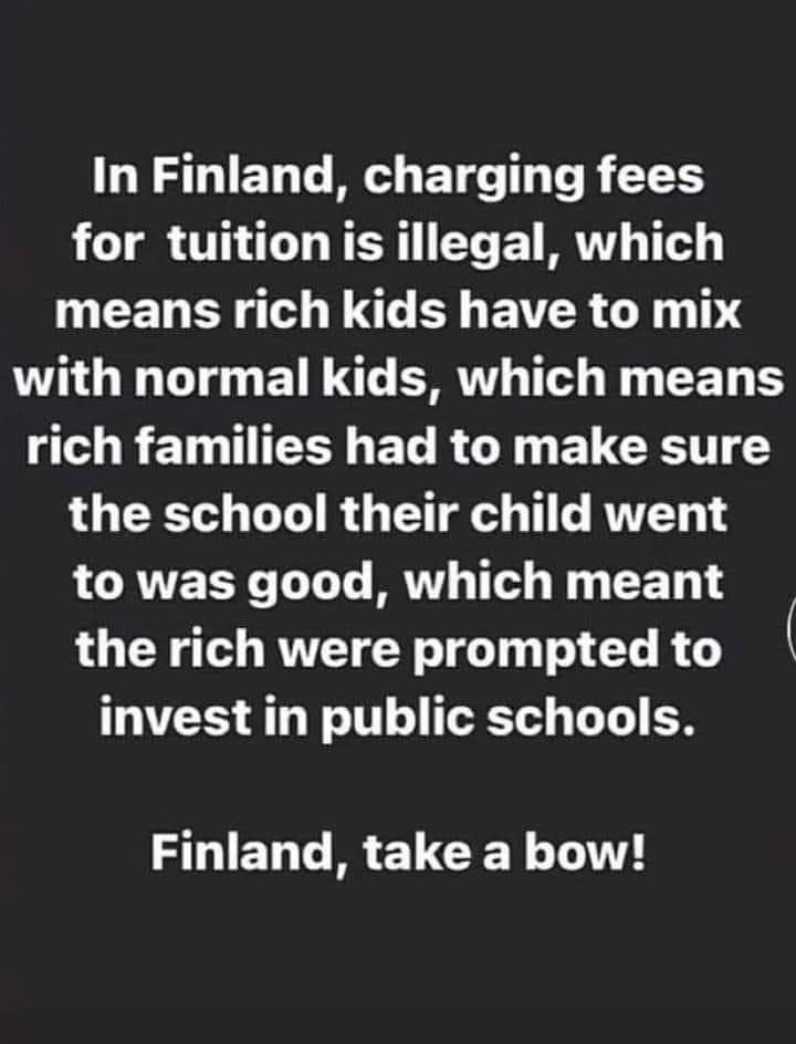 AgPeriUrban's tweet photo. @JaneCaro @JonesHowdareyou And, in Finland.
#School #PublicSchool #SchoolFees #Education #Equality #Colonalism https://t.co/973waIG06e