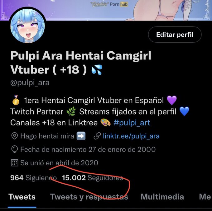 LO LOGRAMOS PULPITOOOOSSS 😳😳🔥🔥 15k &iexcl;MUCHAS GRACIAS! 🙏 https://t.co/r7rdVflLnS<a href="/tag/vtuberuprising"class="tags"><span>#vtuberuprising</span></a><a href="/tag/spamdeescotes"class="tags"><span>#spamdeescotes</span></a>