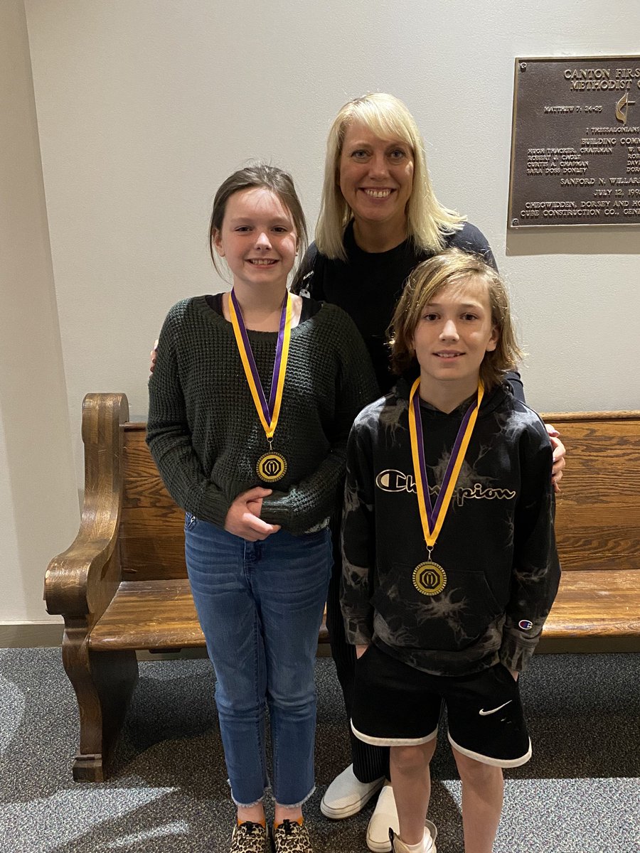 This morning students from  <a href="/CherokeeSchools/">Cherokee Co. Schools</a> were recognized at the Canton Optimist Club breakfast. It was an inspiring event. Congratulations to Dylan &amp; Piper, the winners from <a href="/IndianKnollES/">Indian Knoll</a>! We are so proud of you and the kindness &amp; great character you display each day!