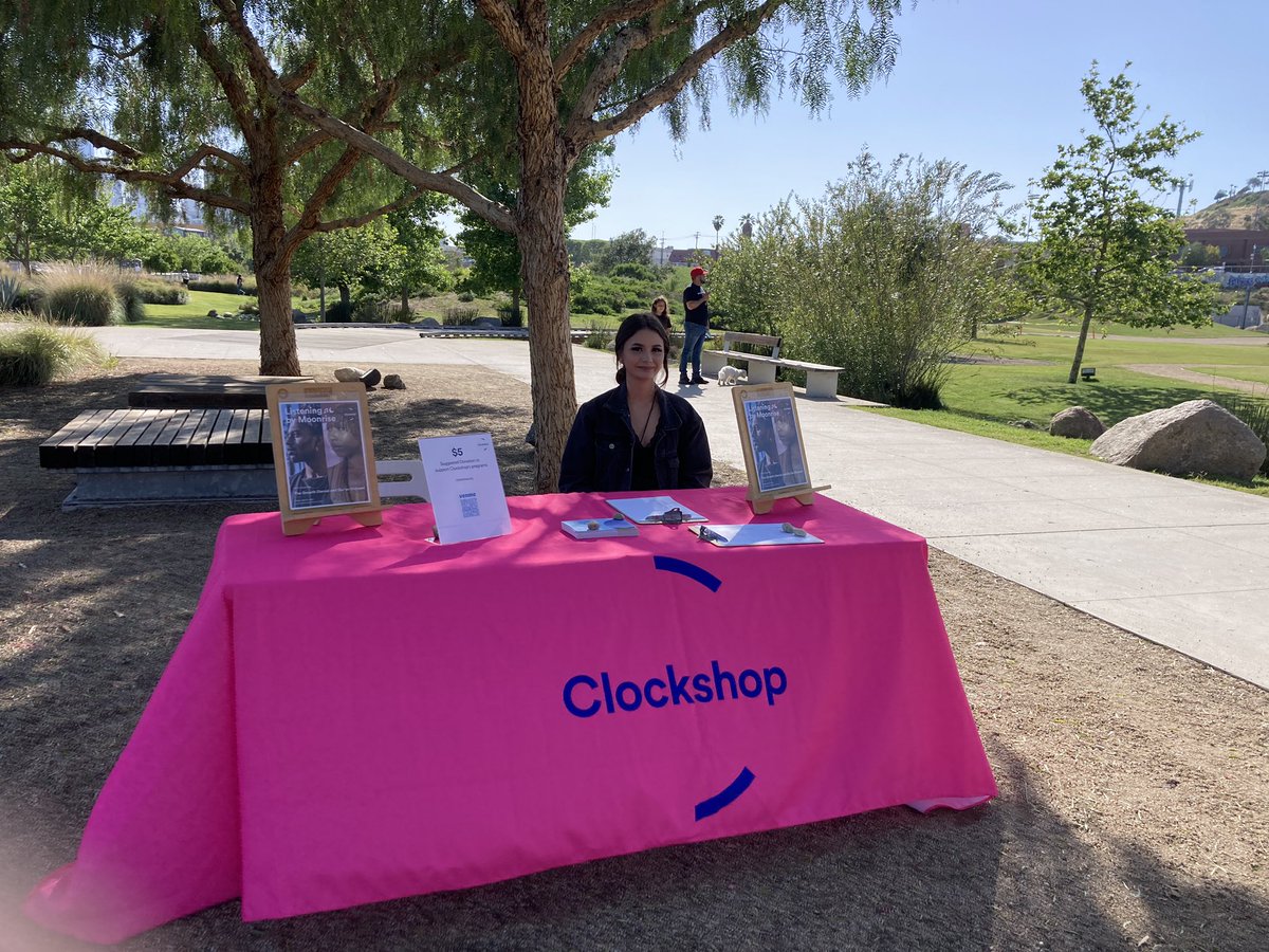 suebellyank's tweet photo. Getting ready for #listeningbymoonrise with @clockshopla @TheGrowthEterna @quranshaheed on a beautiful afternoon in @LASHP https://t.co/tW4qM9R6dB