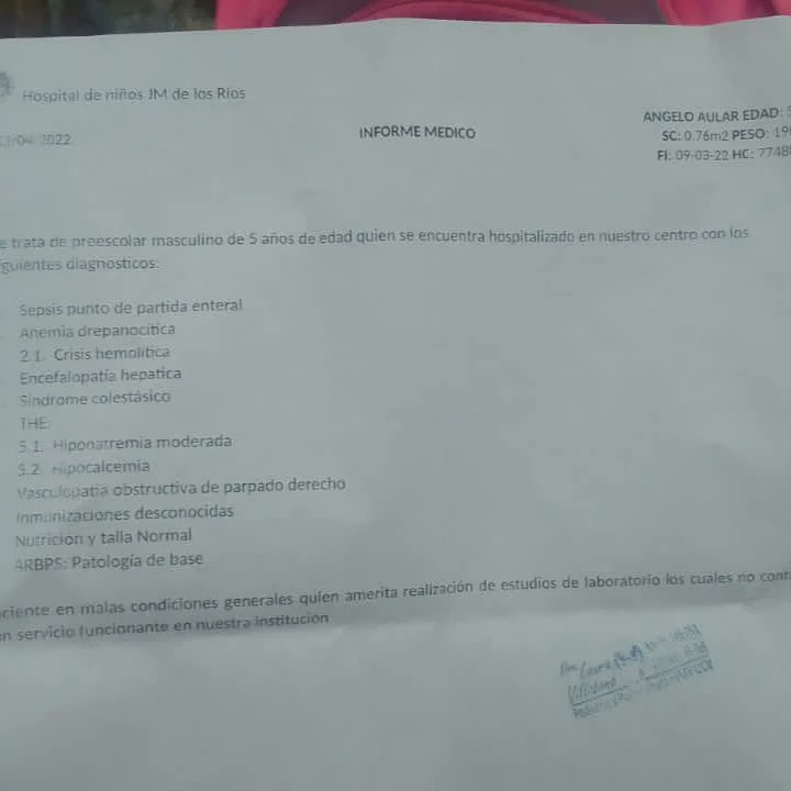 sherylPSUV's tweet photo. #15Abr
#Ayuda para Angelo, aún hospitalizado en el JM de los Ríos .
Agarademos a quien puedan donar #Pañales
#Dextrosa al 10 y 5%.
#ArteEsConsciencia
#Comparte y #Difunde https://t.co/hHaGdQM0KH