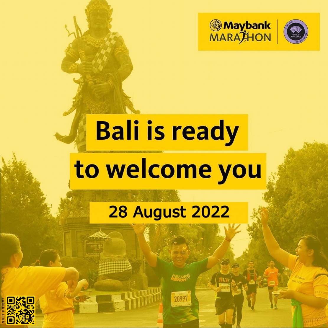 LarikuInfo's tweet photo. ๐ฝ
๐บ Maybank Marathon Bali
๐๏ธ 28 Ags 2022
๐ Kid/10K/21K/42K โข Road Run
โณ Gianyar - Bali
๐
๐งฟ https://t.co/WN6cAEzzA2 ๏ธโ๏ธ
๐บ
๐บ
โขโขโขโข
#MaybankMarathon #MaybankIndonesia #RunID #LariKuinfo https://t.co/sv0NhzxKlw https://t.co/RgJRZorulK