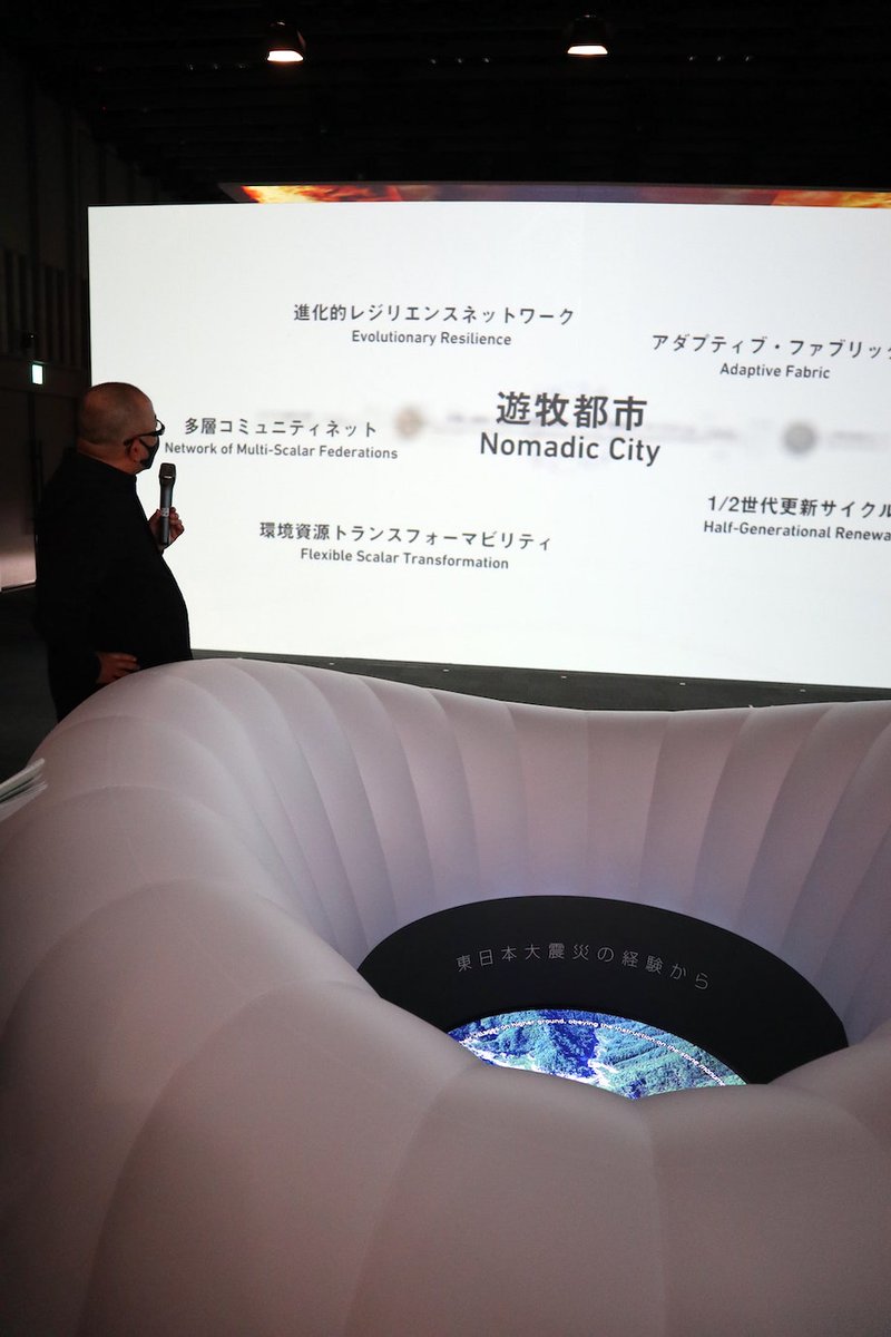 tecture1's tweet photo. 「リジェネラティブ・アーバニズム展 災害から生まれる都市の物語」会場レポートを掲載 ↓
https://t.co/zKGGaHrY9L

統括プロデューサー・展覧会コンセプト・会場デザイン：阿部仁史 / UCLA xLABディレクター
#震災 #RegenerativeUrbanism #ArcDR3 #東北大学災害科学国際研究所 #日本橋室町 #TECTURE https://t.co/ObPDK8x3Xt