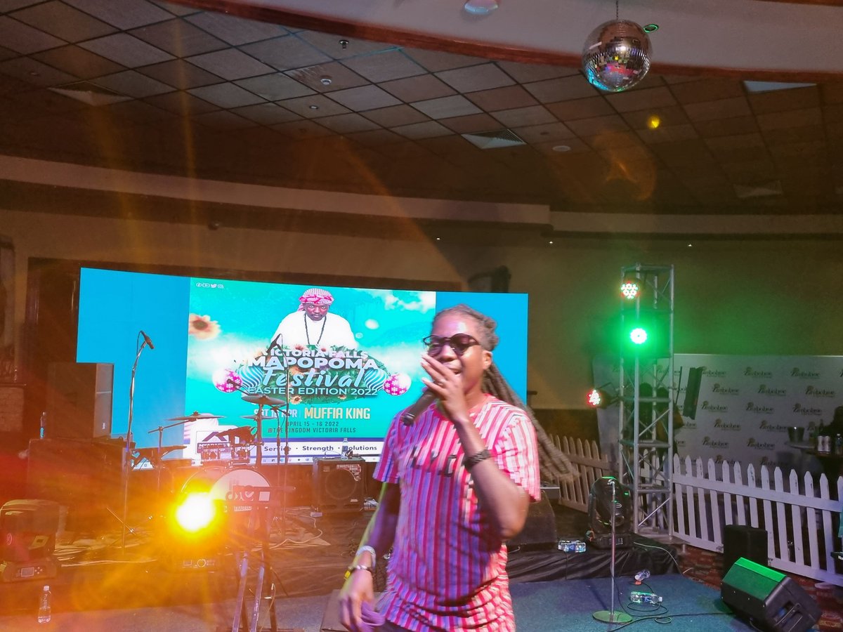 ZimBho_Official's tweet photo. Victoria Falls' very own Muffia King performing at the Mapopoma Festival!
#SupportLocal
#EventsTourism
#MeetInZim
#VisitZimbabwe
#ZimBho👍 https://t.co/ugRPsMODJh