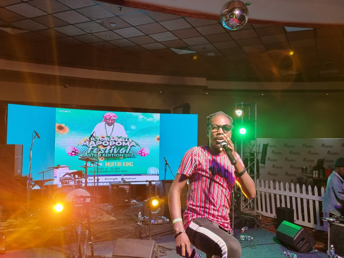 ZimBho_Official's tweet photo. Victoria Falls' very own Muffia King performing at the Mapopoma Festival!
#SupportLocal
#EventsTourism
#MeetInZim
#VisitZimbabwe
#ZimBho👍 https://t.co/ugRPsMODJh