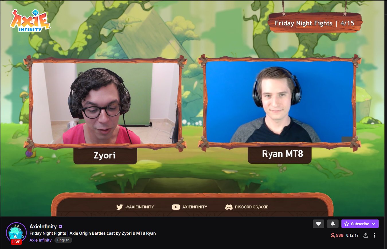 RT Elijah_MT8: Dynamic duo right here! Tune in to hear @Ryan_METAT8 and @ZyoriTV cast some high level Origin games with some of the best from V2 going at it!   [twitch.tv] 👈  @AzarianTV @Polaco_Axiegg @ChuckFresco @LubiAxie @ruthlessredge @hezelya @spamandrice @ThunderRoyale [twitter.com] [pbs.twimg.com]