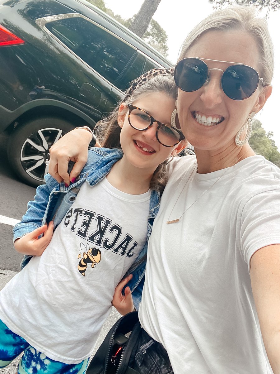 Showing her Jacket Pride in Hilton Head!