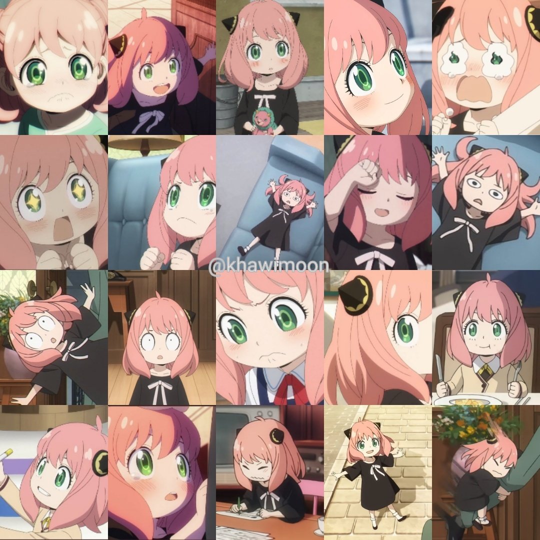 Tweet de apreciação das caretas  da Anya e a sua fofura>>