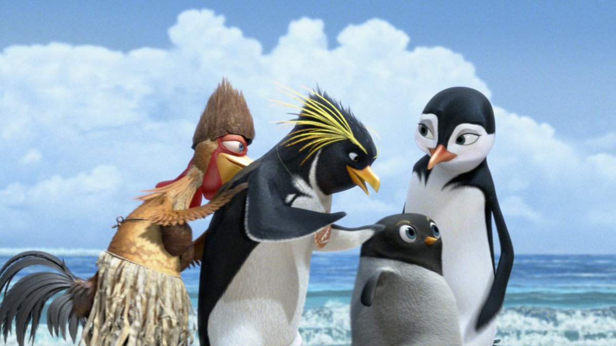 SonyAnimation's tweet photo. Battle of the birds! Which crew are you flocking to: Angry Birds or Surf's Up? https://t.co/vg3kPygE56