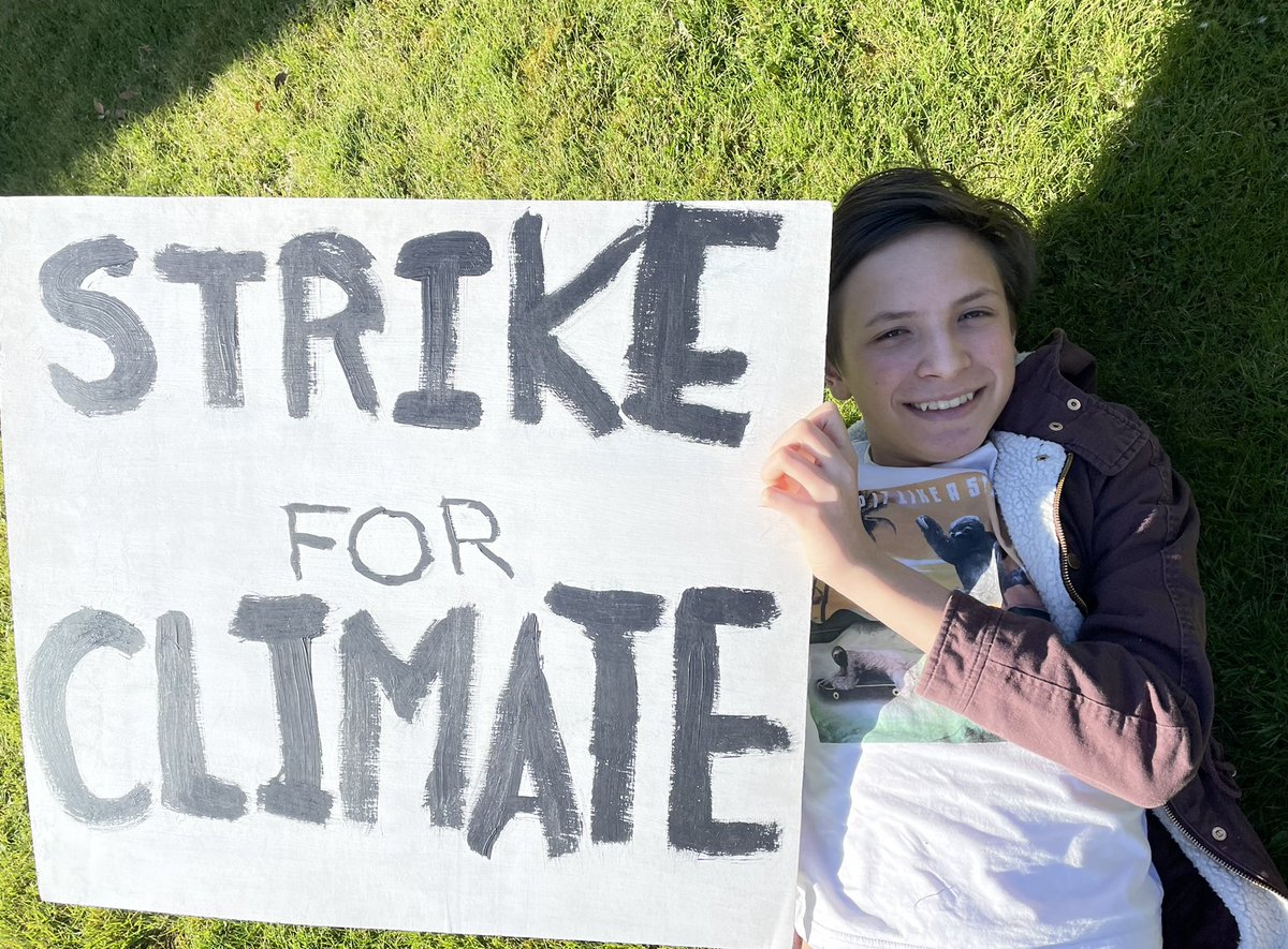 School strike week (I lost count). #FridaysForFuture #ClimateStrike #PeopleNotProfit #SchoolStrike4Climate