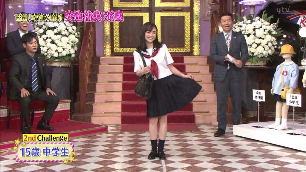 安達祐実は童顔すぎる？幼稚園児からギャルまでの格好に違和感なし。