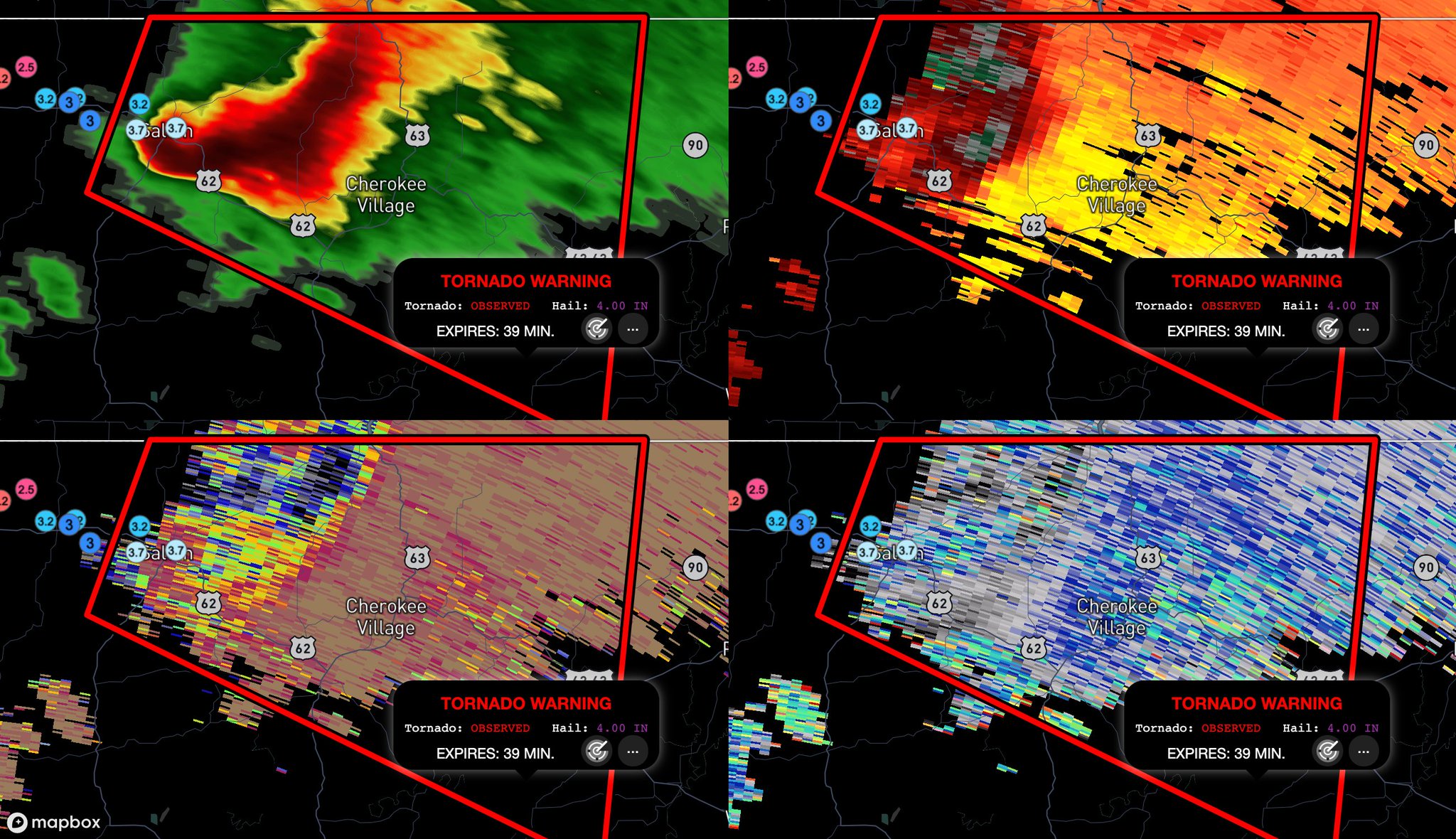 RadarOmega on Twitter "🚨 CONFIRMED Tornado Warning continues for