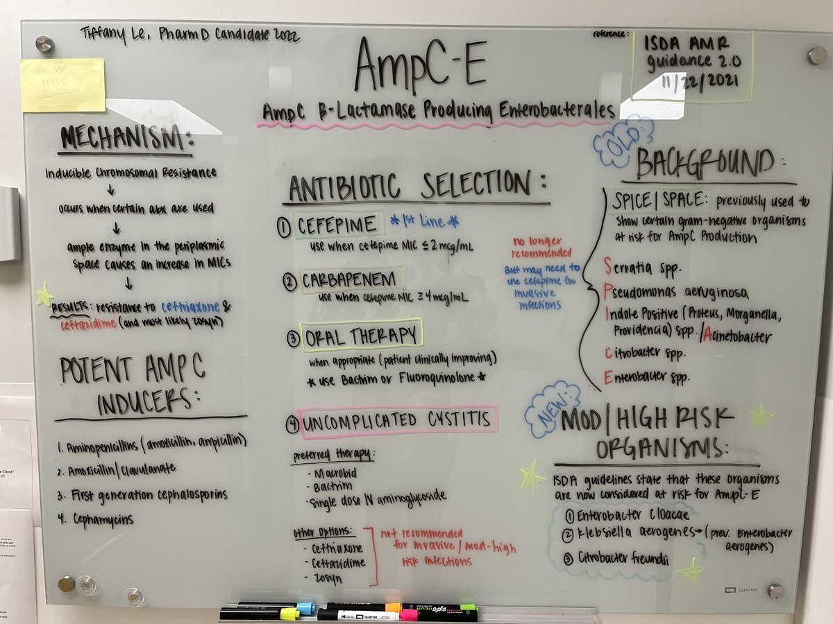 Amped for this AmpC-E #pharmacyeducationboard 🌟 thanks to one of my awesome students for putting it together!