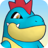 dileganda's tweet photo. if the mystery dungeon portraits are to be believed the totodile line's resting face is a smile, look at these happy fellas https://t.co/jTlZBcrDej