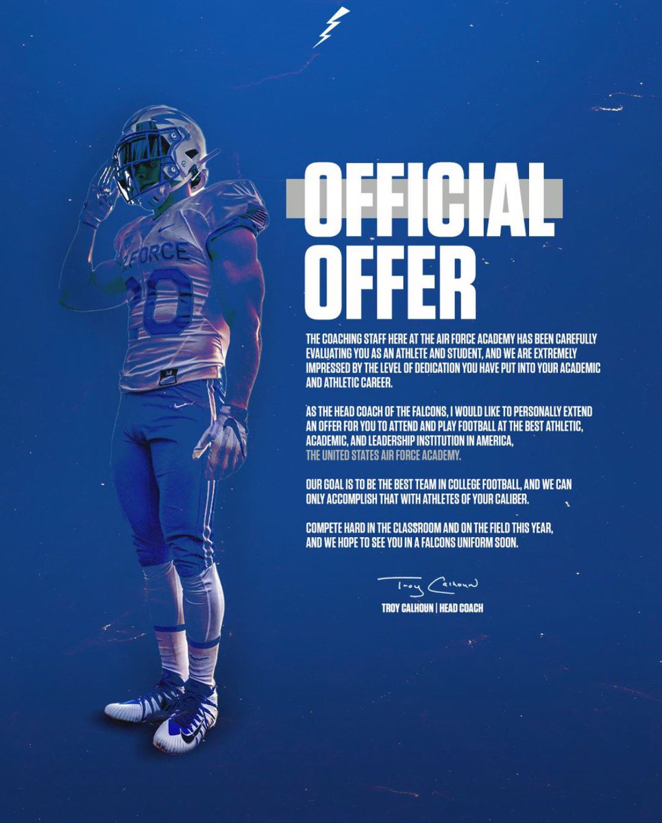 Desmond Aladuge (@desaladuge) on Twitter photo #AGTG After a great conversation with <a href="/MarcBacote/">Marc Bacote</a> I am blessed to receive an offer from Air Force Academy!! <a href="/FTRreport/">Fast Track Recruits</a> <a href="/RivalsFriedman/">Adam Friedman</a> <a href="/milfordfootball/">Milford High School Football</a> <a href="/BrianDohn247/">BrianDohn247</a> #AGTG After a great conversation with <a href="/MarcBacote/">Marc Bacote</a> I am blessed to receive an offer from Air Force Academy!! <a href="/FTRreport/">Fast Track Recruits</a> <a href="/RivalsFriedman/">Adam Friedman</a> <a href="/milfordfootball/">Milford High School Football</a> <a href="/BrianDohn247/">BrianDohn247</a>