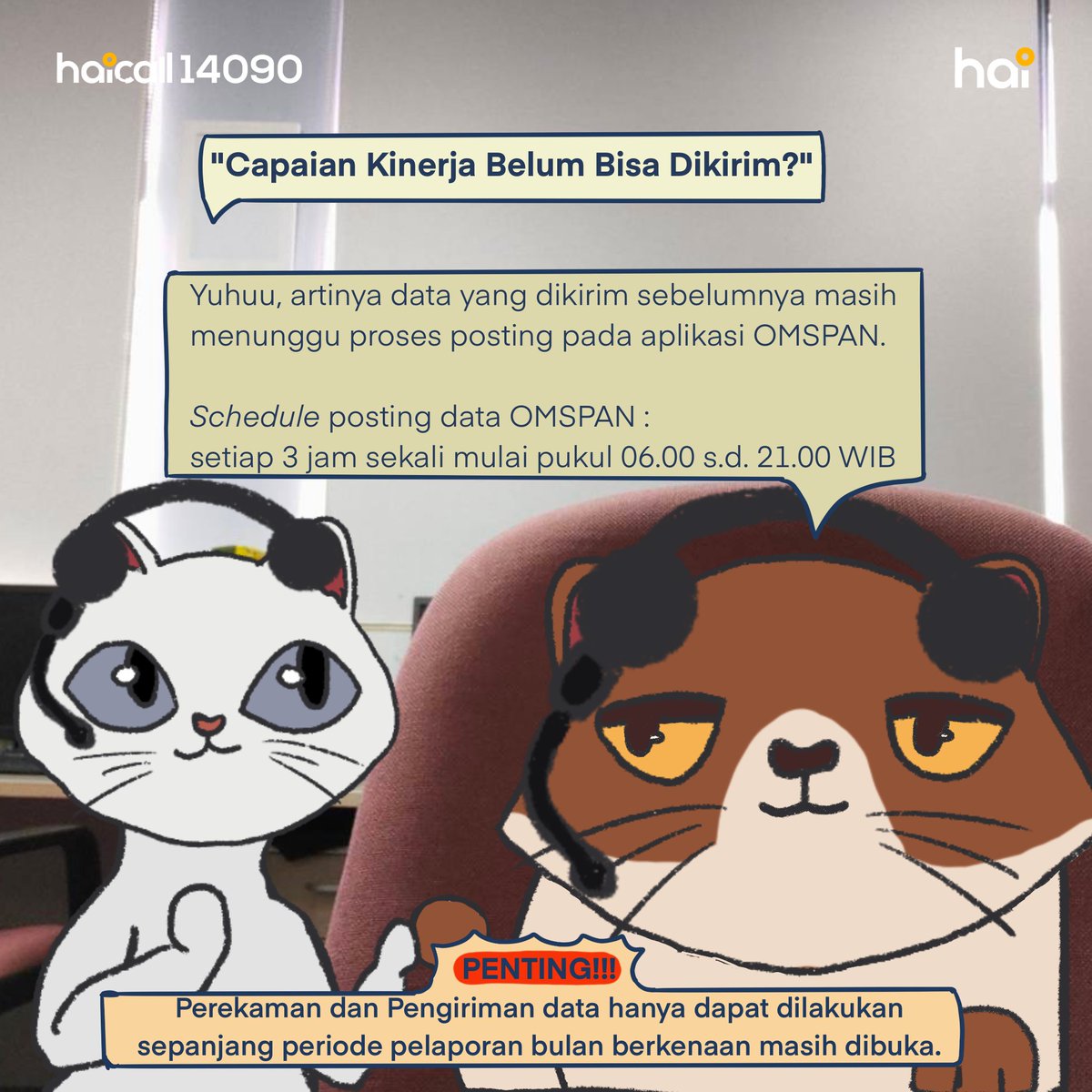haiDJPb's tweet photo. Jika ada pertanyaan seputar pengisiannya jangan ragu hntuk colek MinHAI ya.
Selamat berakhir pekan #TemanHAI

#CapaianOutput
#IKPA
#DJPbHAnDAL https://t.co/GoDgNiCI3U