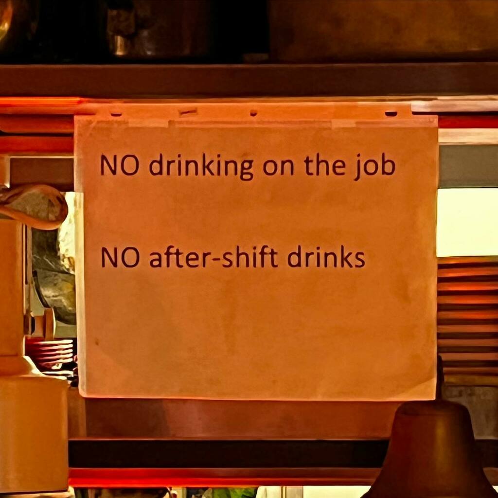 evilrobot's tweet image. Doesn’t say anything about before shift drinks! instagr.am/p/CcZDnQKvtGF2…