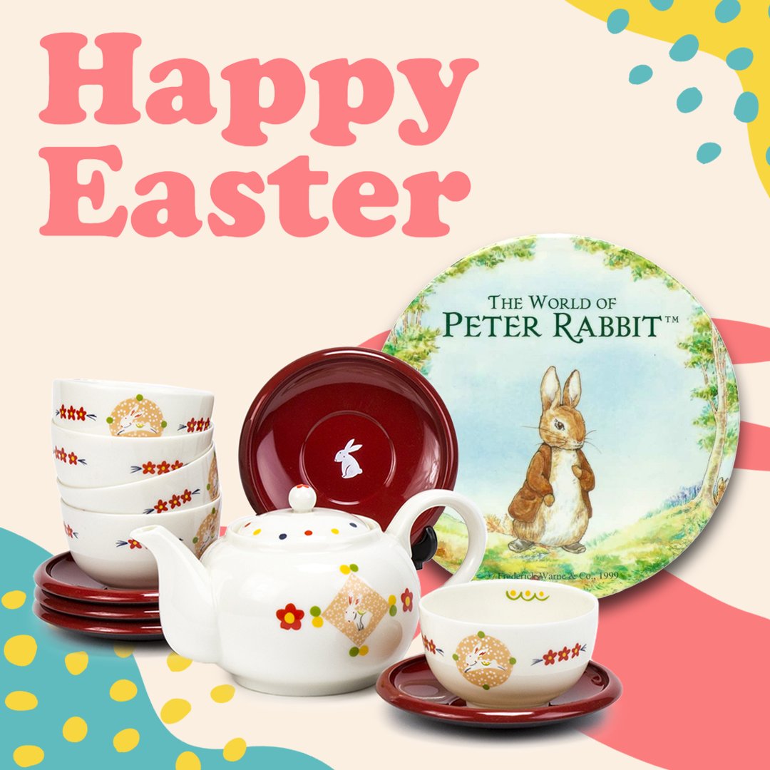 MeraeCorp's tweet photo. Happy Easter 🥚 Shop our lovely rabbit collection now: https://t.co/5H8mSnpZps
.
.
#merae #asian #japanese #korean #chinese #tableware #asiantableware #asianstyle #dinnerware #teapot #teasets #sakesets #sobaplates #ramenbowls #ricebowls #shopnow #easter #happyeaster #peterrabbit https://t.co/yiIxBXSlQK