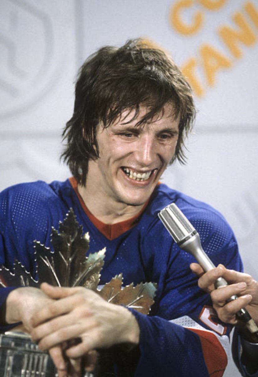 mikecommito's tweet photo. Mike Bossy with the Conn Smythe after the Islanders’ third straight Stanley Cup victory in 1982 #Hockey365 #Isles https://t.co/DZXs56xQhJ