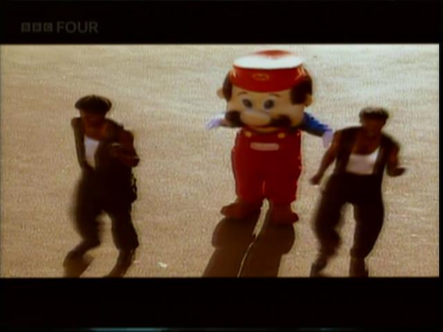 TelevisionVault's tweet photo. "Hey, it'sa my backing dancers!" 🕺🕺 #AmbassadorsOfFunk #MCMario #Supermarioland #TOTP #TOTP1992 #TOTP92 https://t.co/g7VgjwbxKR
