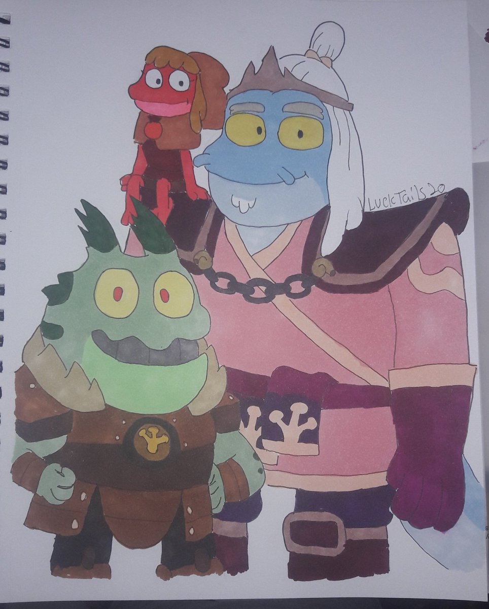 LTails20's tweet photo. I'm excited and terrified for the core and the king episode tomorrow so I made this.
#amphibia #amphibiaseason3 #KingAndrias #barrel #pinkfrog https://t.co/VCQ1abxEaD