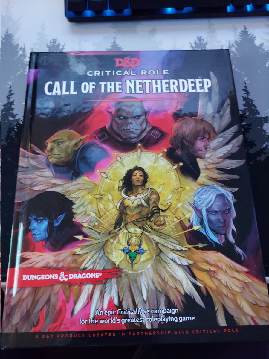 TaylorShadow22's tweet image. Went to my local nerd store recently and picked up @CriticalRole Call of the Netherdeep and on the cashier swapped out the copy I had grabbed for their last copy signed by the amazing @LaTiaJacquise 
So cool I'm so happy to have this I'm my collection!!
