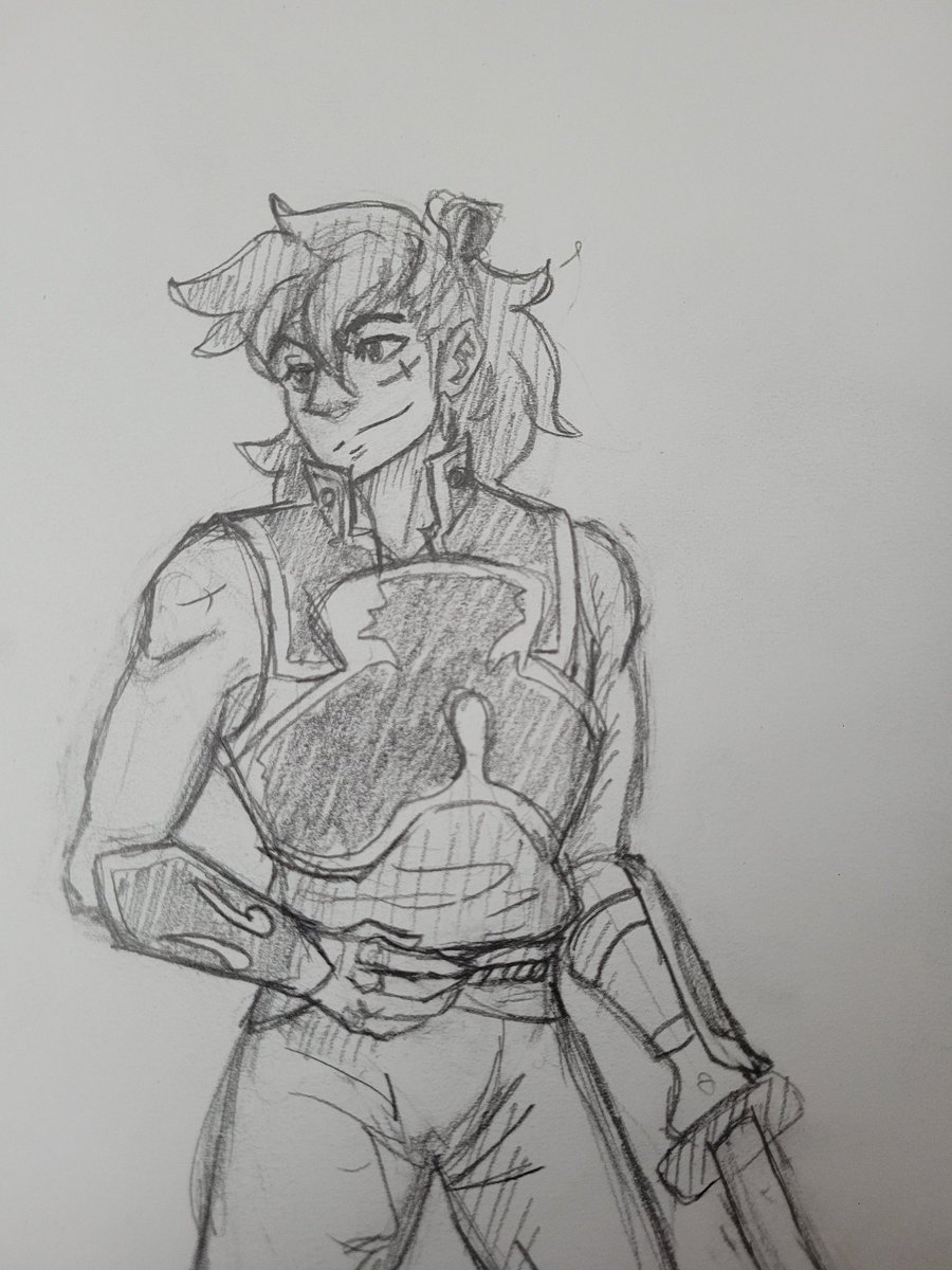 artingoyle's tweet image. Been a while since I've drawn him - I forgot what his armor looks like 😔

#FireEmblem #fanart #hinata