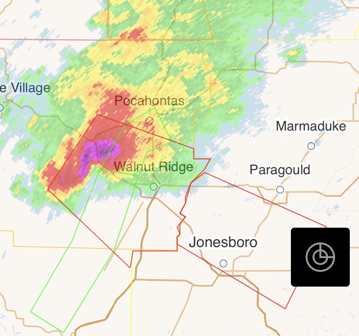 MyRadar Weather on Twitter "Jonesboro, Arkansas — tornado EMERGENCY