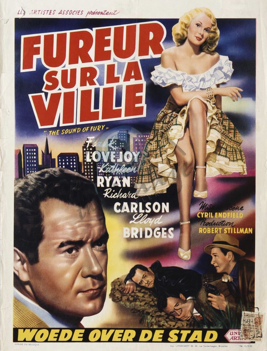 RichardDCarlson's tweet photo. 10/ A few posters and a Mexican lobby card for #TryAndGetMe, then known as “The Sound of Fury.” #NoirCityHollywood https://t.co/JRlFFTW7ql