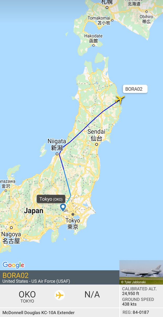FMilcoms's tweet photo. #BORA02 #AE01DF on NP Tokyo 8951

departed RJTY with #DIRCA53 flt (2xF16)

#CW497 https://t.co/kEcyRuvahX