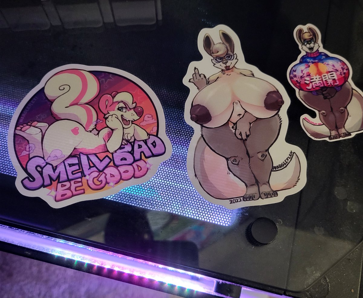Got some awesome stickers from @nargleflex ! I love them lol