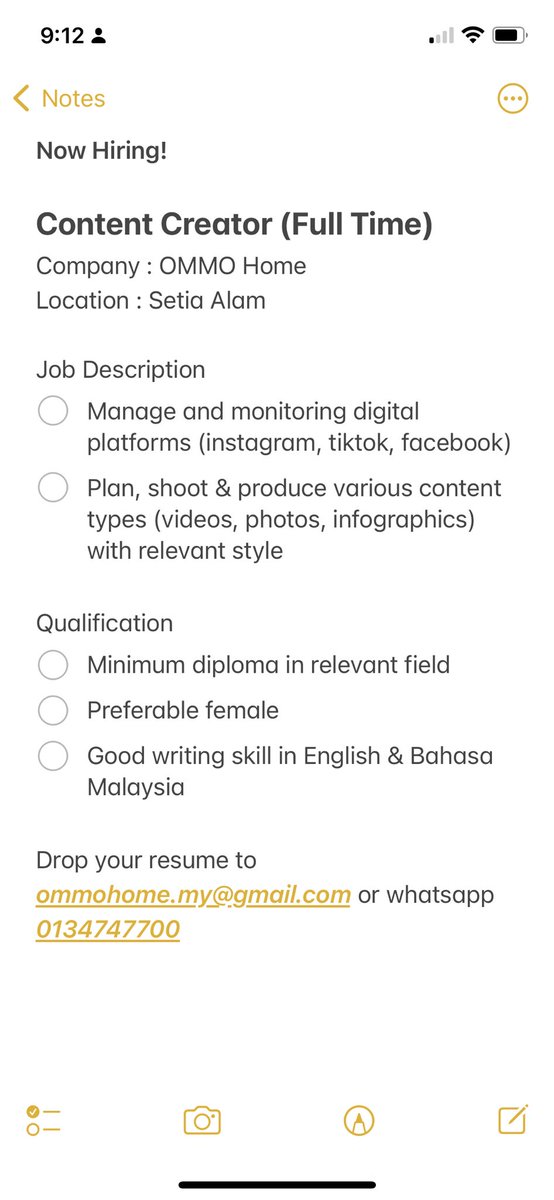 putrinurmyra's tweet photo. Now Hiring!
@Oh_KerjaKosong @Twt_IklanKerja @vacancykl @Peluang_KerjaMY
#vacancykl #kerjakosongkl #kerjakosongshahalam https://t.co/JkAbLUQhIi