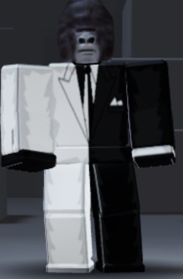 LEMONKEXENO's tweet photo. @AviridisTweets This my Roblox avatar don’t disrespect the monkey drip https://t.co/ABl66GiSoM