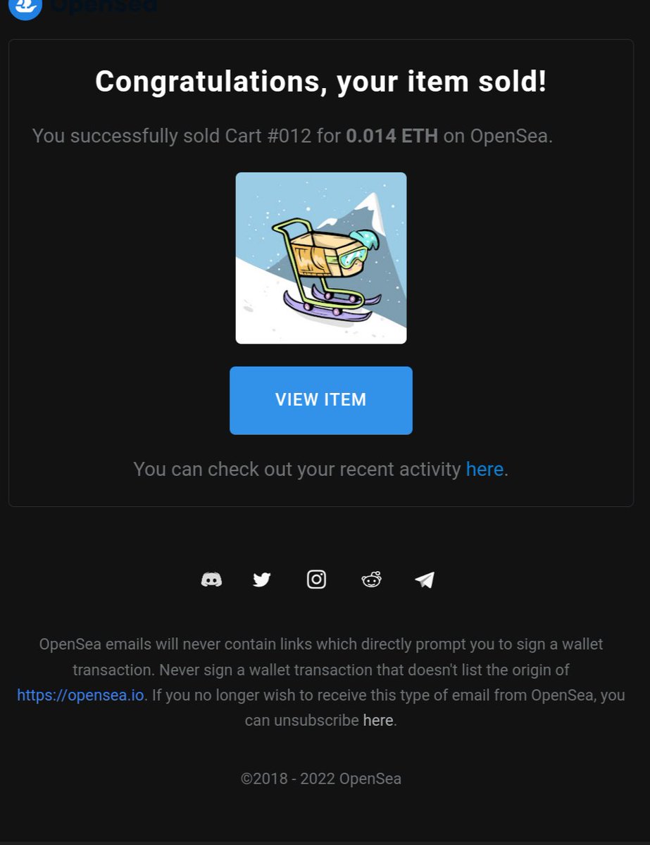your_item_sold's tweet photo. Gm NFT Community

Your item unsold! #012 SOLD!!

Thx to @cryptopeng1 for trusting in this project + you get the right to create a new card (silver) with your your graphic inside

Last 3 carts and we are sold out! 

Cart by @theinkedminkNFT
Idea by @your_item_sold https://t.co/7NVOBJnKff