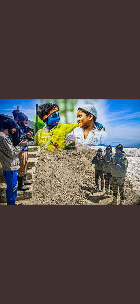 Khusbujaan1's tweet photo. Brotherhood,the bond which will never break.
#464646
#IndianArmyPeoplesArmy
#awaaam
#jawan
@ChinarcorpsIA
@RadioChinar https://t.co/umIr9MICaN