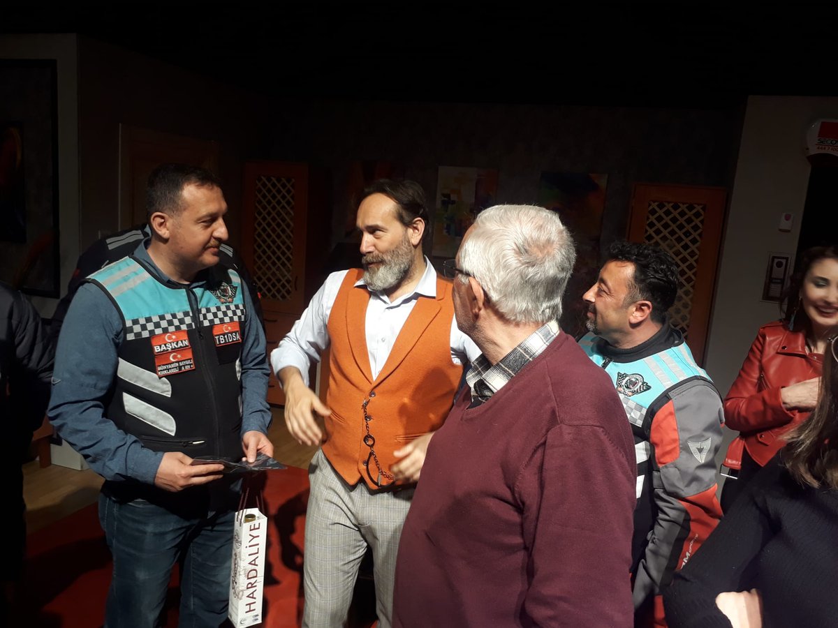 Tiyatrocu ve aynı zamanda motosiklet kullanıcısı olan Yoshi Mizrahi yi Kırklareli de ağırladık