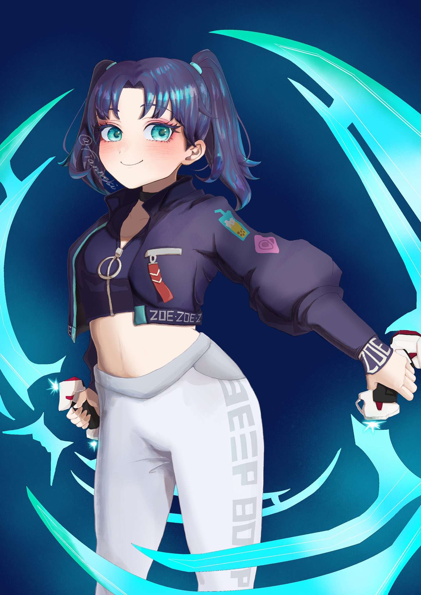 フィアンヌ氏 オムニソードを使いこなすゾーイクラッシュ Zoe Clash Omni Sword Fortniteart Fortnitefanart フォートナイトイラスト T Co P9ogp3tbyv Twitter