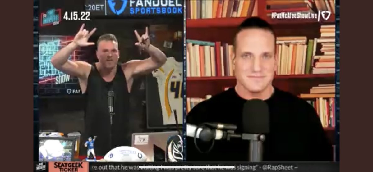 pmoffatt73's tweet photo. @PatMcAfeeShow #PMSHappyEaster 
@TheDylanDeutsch you’re a really great guy and would look fantastic with a mullet
$PeytonMoffatt https://t.co/NWy5PWZUS4