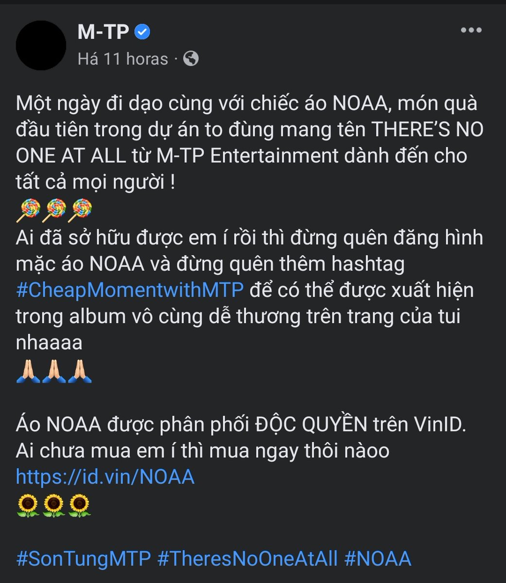 SonTungBR's tweet photo. [INFO] Atualização do @sontungmtp777 no IG, FB e TikTok.

Confira a tradução abaixo.

#VPop #SonTungMTP #ThereIsNoOneAtAll https://t.co/QTKHhOfkp8
