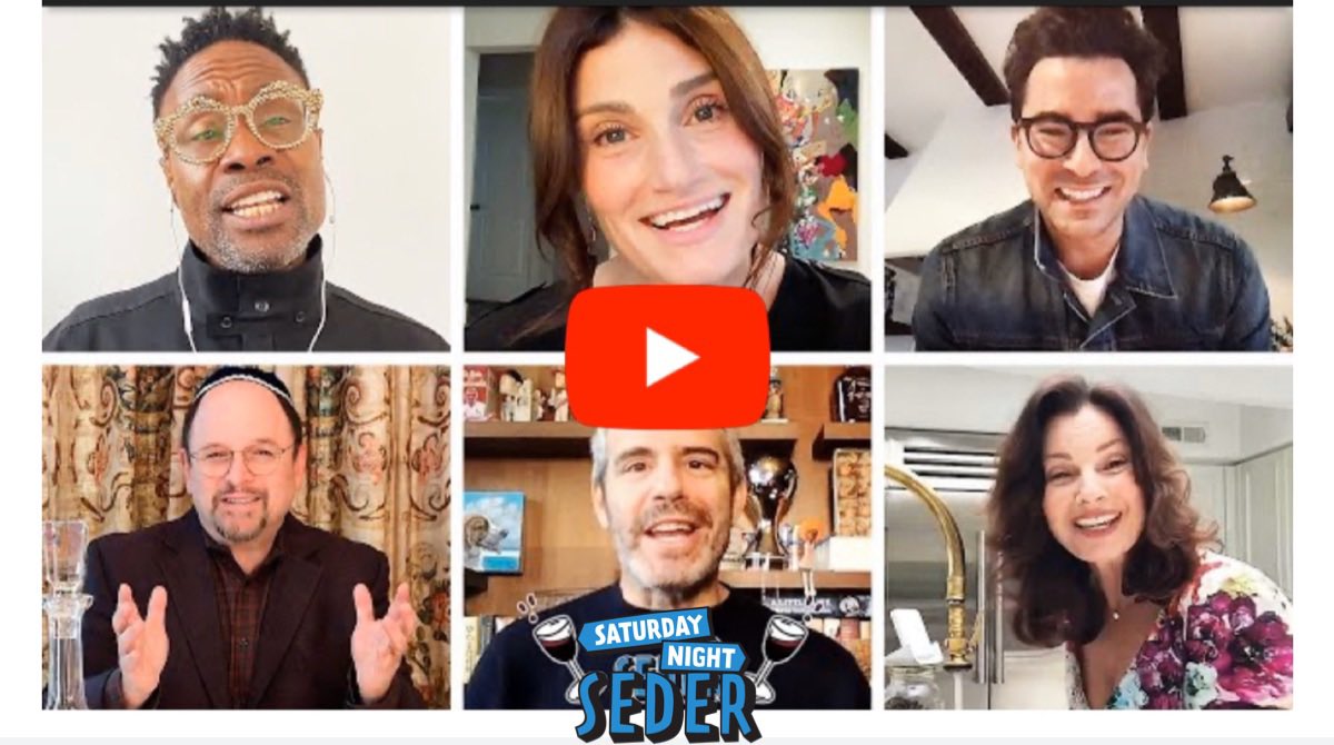 Two years ago, with Passover near the start of the pandemic, we came together to make SATURDAY NIGHT SEDER. It’s raised over $3.5 million so far for the <a href="/CDCFound/">CDC Foundation</a>, and we’re still so proud of it. We hope you’ll join us at our table again this year: saturdaynightseder.com