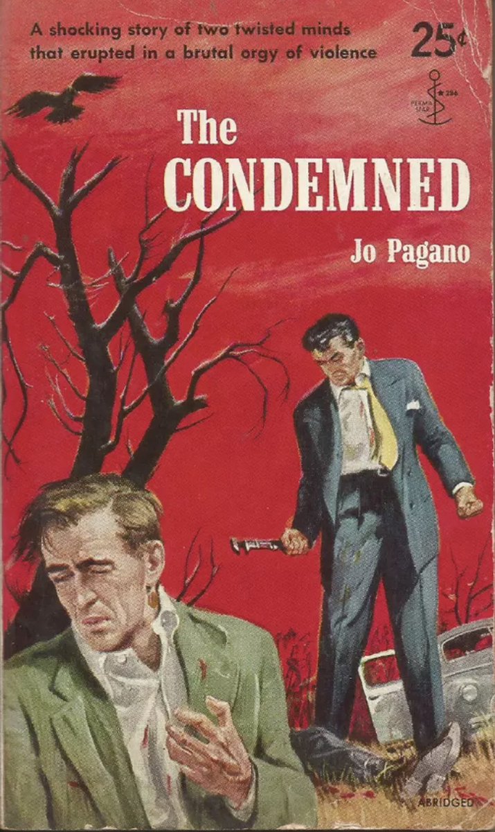 RichardDCarlson's tweet photo. 11/ Hardback & paperback editions of Jo Pagano’s “The Condemned” — the source material for “The Sound of Fury.” Just as the film was later re-titled (“Try and Get Me,” as it’s now known), Pagano’s book was also later re-titled: “Die Screaming”!😱😬 #NoirCityHollywood #TryAndGetMe https://t.co/SKeLcb4W0S