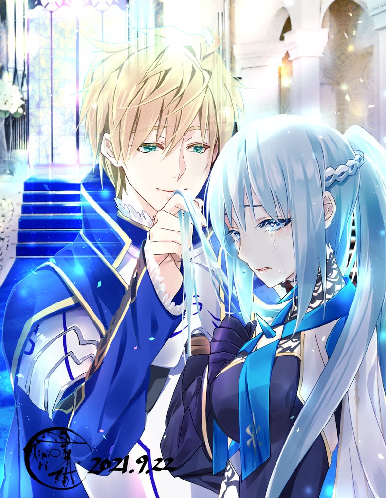 旧セイバー(Fate) ,モルガン(Fate) 「#誰か優しい人が拡散してくれてフォロワーさんが増えるらしいけど別に増えなくても良」|Kimioriのイラスト