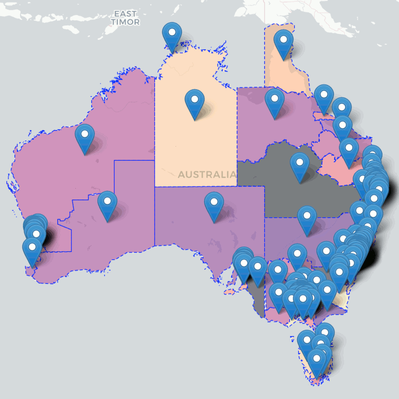 Map of Australia marginal electorates is revised and updated oz-info.github.io/ozpowermap/  #auspol  Thanks to bug reporters!