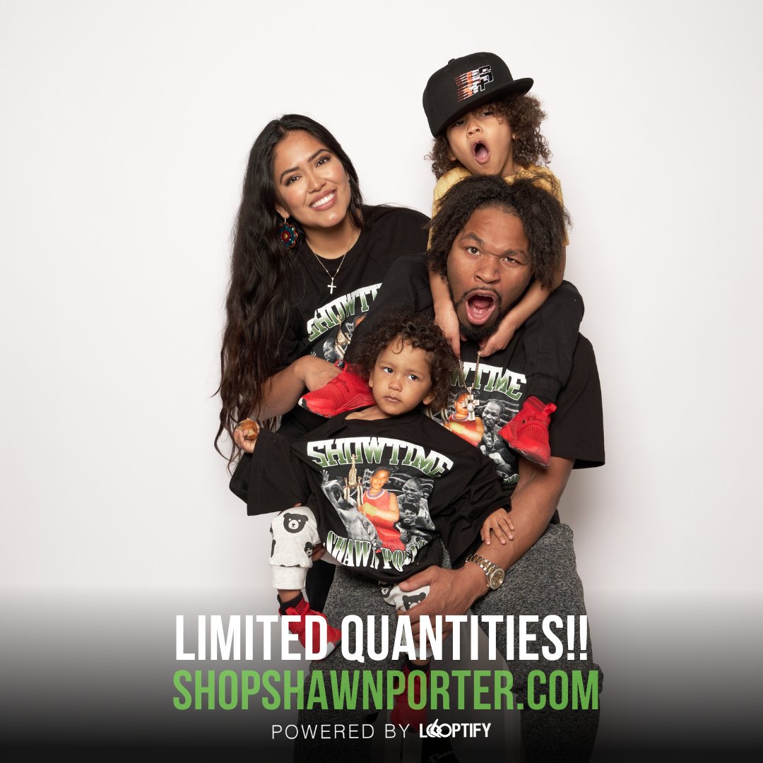 The AUTOGRAPHED <a href="/ShowtimeShawnP/">ShowtimeShawn Porter</a> retirement tee is finally here!

Each shirt was individually signed by Porter himself, highlighting humble beginnings and his tremendous career heights!

Only available on his site at shopshawnporter.com 

#shawnporter #theporterway #Looptify