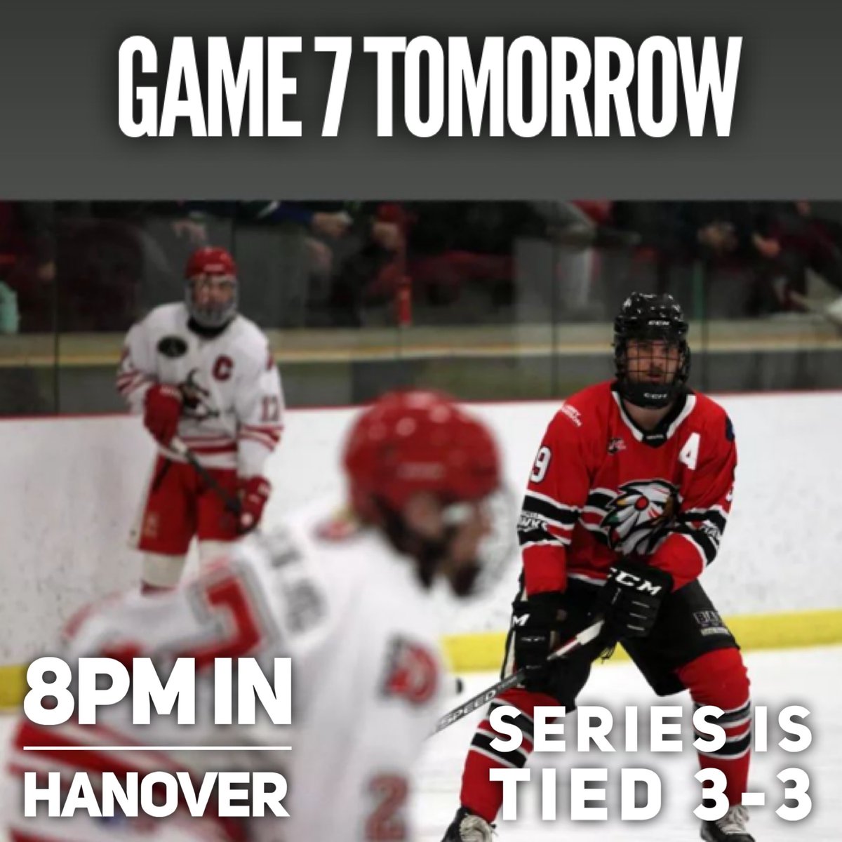 Hey, <a href="/TownofHanover/">Hanover</a> we’ll see you TOMORROW NIGHT. Because we ain’t done it’s Game 7! GO BARONS GO!! #bsrbuzzin